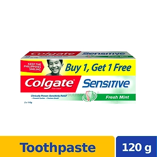 Colgate Sensitive Freshmint 120g Savers Pack