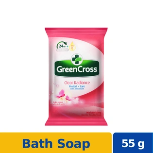 Green Cross Soap Germ Protection Clear Radiance Protect + Care 55g