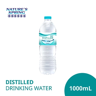 Nature's Spring Distilled Drinking Water 1L