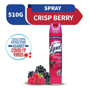 Lysol Disinfectant Spray Crisp Berry Scent 510g