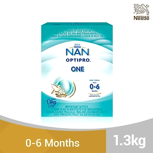 Nan Pro One Starter Formula 1 To 6 Months 1.3kg (2X650g)