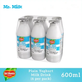 Mr Milk Yogurt Drink Plain Flavor 100mlx6s