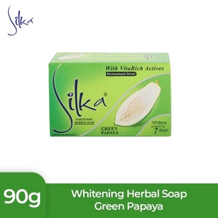 Silka Soap Herbal Whitening Green Papaya 90g