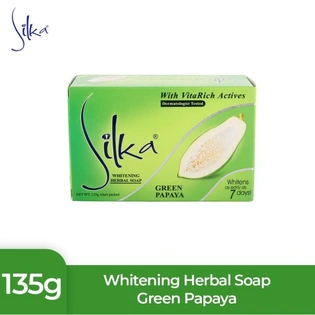 Silka Soap Herbal Whitening Green Papaya 135g