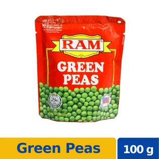 Ram Green Peas Stand-Up Pouch 100g