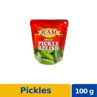 Ram Sweet Relish Pickles Stand-up Pouch 100g