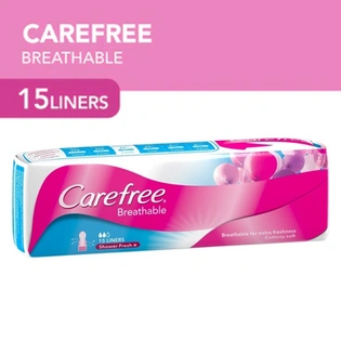 Carefree Pantyliner Flats Breathable 15s