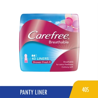 Carefree Pantyliner Breathable Pulp Scented 40s