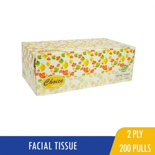 Choice Facial Tissue Econo Box 2 Ply 200 Pulls