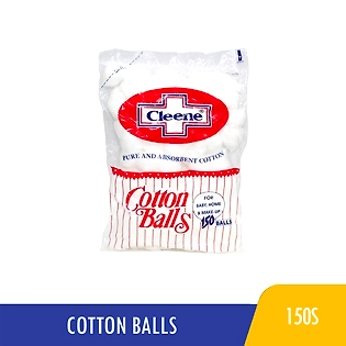 Cleene Pure And Absorbent Cotton Balls 150s
