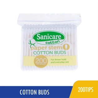 Sanicare Cotton Buds Paper Stem 108 Tips