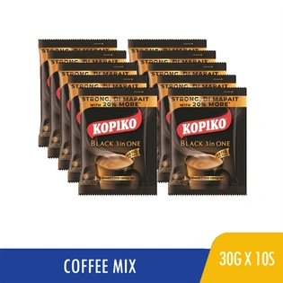 Kopiko 3 in 1 Coffee Black 30gx10s