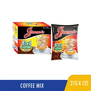 Jimm's 5 in 1 Coffee Mix 21gx12s