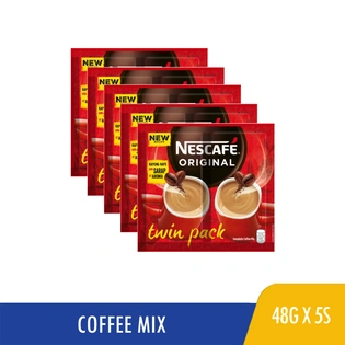 Nescafe 3 in 1 Original Twin Pack 48gx5s