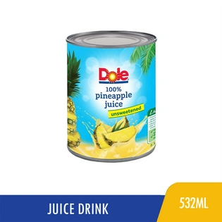 Dole Pineapple Juice Unsweetened 532ml