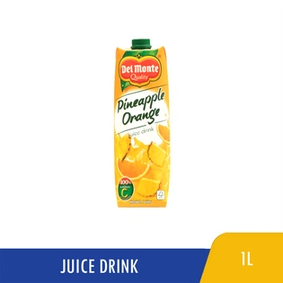 Del Monte Juice Drink Pineapple Orange 100% Vitamin C 1L