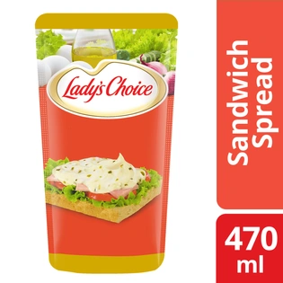 Ladys Choice Regular Sandwich Spread 470ml Pouch