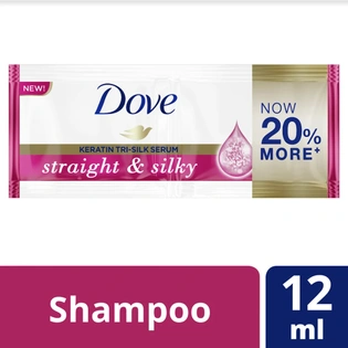Dove Shampoo Straight & Silky 12ml 6s