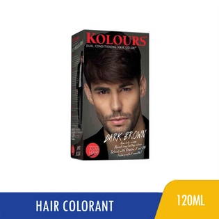 Kolours Hair Dye Dark Brown Men 120ml