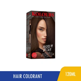 Kolours Hair Dye Medium Brown 120ml
