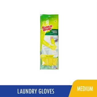 Scotch Brite Heavy Duty Laundry Gloves Medium