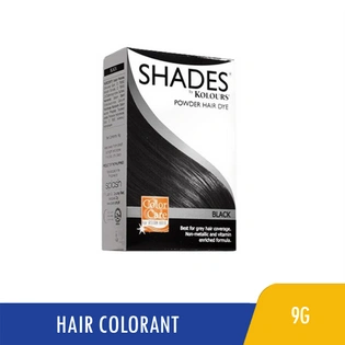 Shades Powder Hair Dye Black 9g