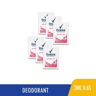 Rexona Women Deodorant Lotion Powder Dry 3ml 6s