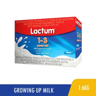 Lactum 1-3 Years Old Plain Multiple Bag in Box 1.6kg