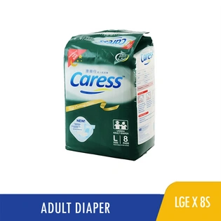 Caress Adult Diaper Unisex Maxi Overnight Large 8s