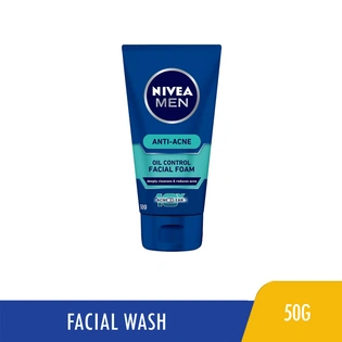 Nivea Men Anti-Acne Oil Control Facial Foam 50g