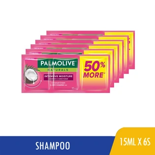 Palmolive Naturals Shampoo Intensive Moisture Triple Sachet 15mlx6s