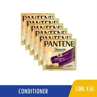 Pantene Conditioner 3 Minute Miracle Intensive Total Damage Care 13mlx6s