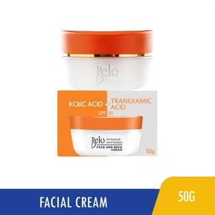 Belo Kojic Acid + Tranexamic Acid Intensive Whitening Face & Neck Cream SPF30 50g