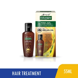Moringa-02 Malunggay Herbal Hair Relaxing Serum with Argan Oil 55ml