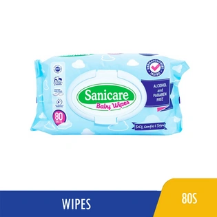 Sanicare Baby Wipes 80 Sheets
