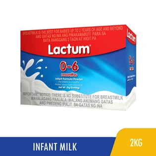Lactum 0-6 Months Plain 2kg