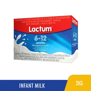 Lactum 6-12 Months Plain 2kg