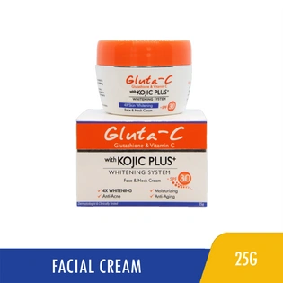 Gluta-C with Kojic Plus Whitening System Face & Neck Cream 25g