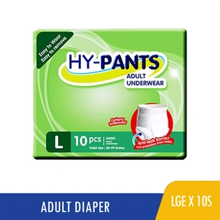 HY-Pants Adult Underwear Large 10s