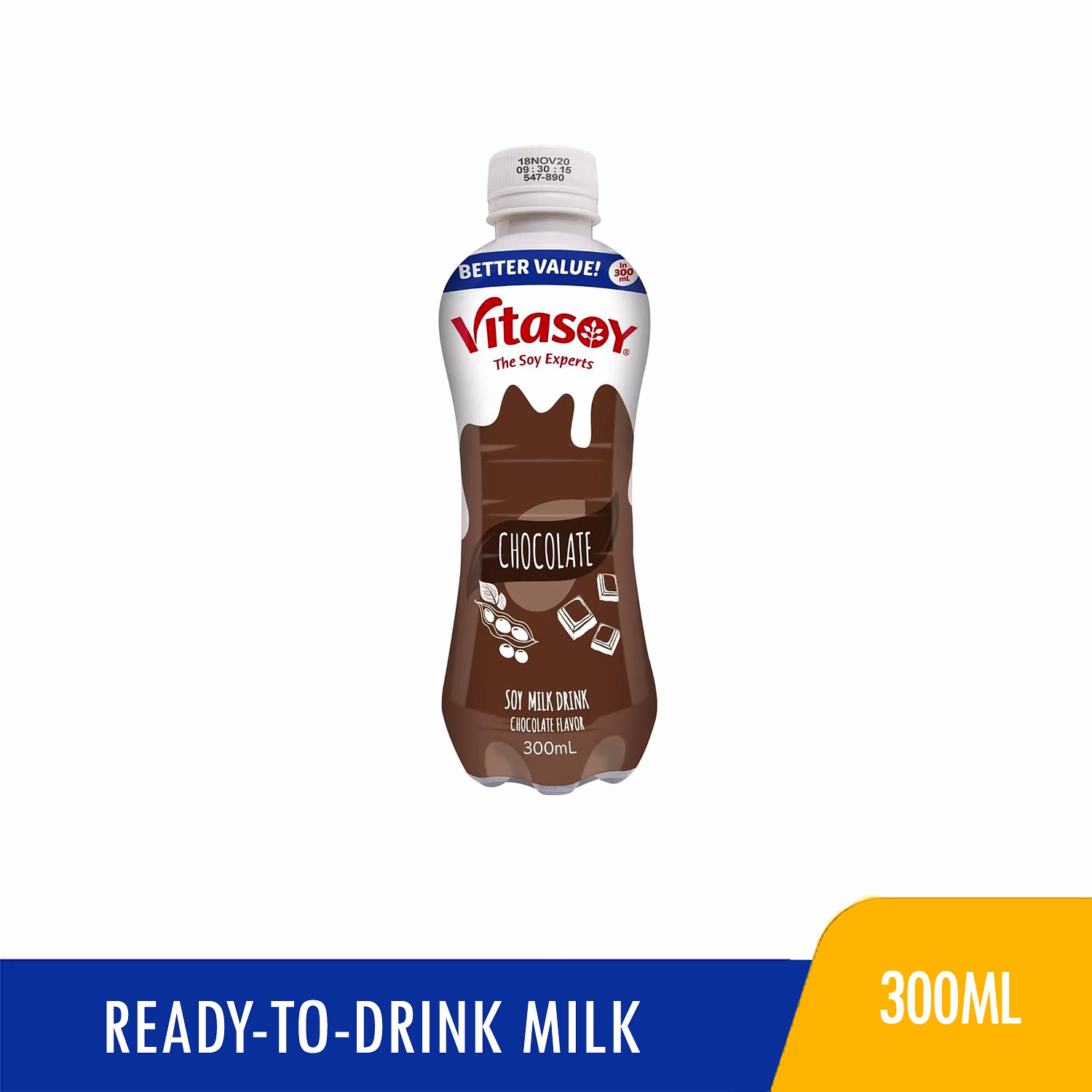 Vitasoy Soy Milk Drink Chocolate Flavor Pet 300ml NCCC Online Store