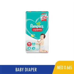 Pampers Baby Dry Pants Medium 66s