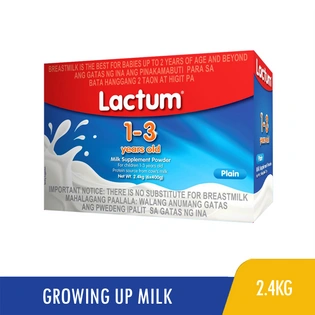 Lactum 1-3 Years Old Plain 2.4kg
