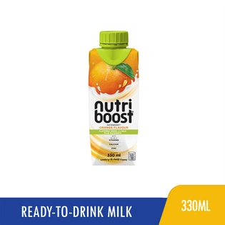 Nutriboost Orange Flavor Milk+Juice Drink 330ml