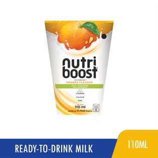 Nutriboost Orange Flavor Milk+Juice Drink 110ml