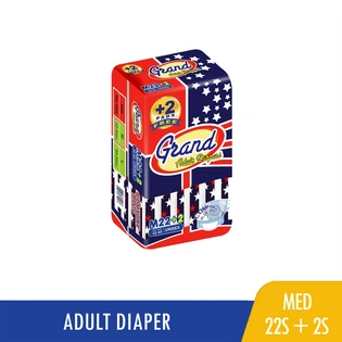 Grand Adult Diaper Medium 22s+2