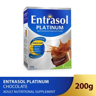 Entrasol Platinum Adult Nutritional Powder Drink Chocolate 200g