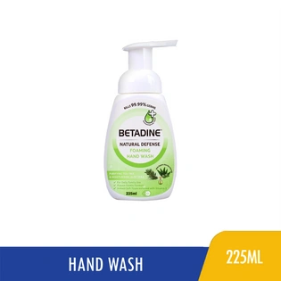 Betadine Hand Wash Natural Defense Foaming with Tea Tree 225ml