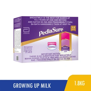 Pediasure Vanilla 1-3 Years Old 1.8kg