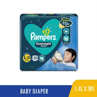 Pampers Diaper Baby Overnight Pants Large - XL 30s