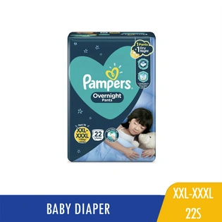 Pampers Diaper Baby Overnight Pants XXL-XXXL 22s